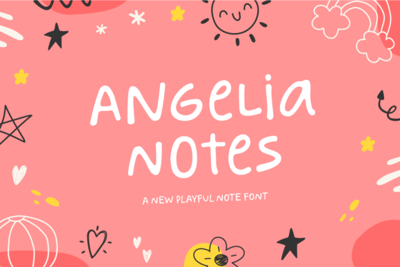 Angelia Notes: A Playful Typographic Accent for Editorial Design