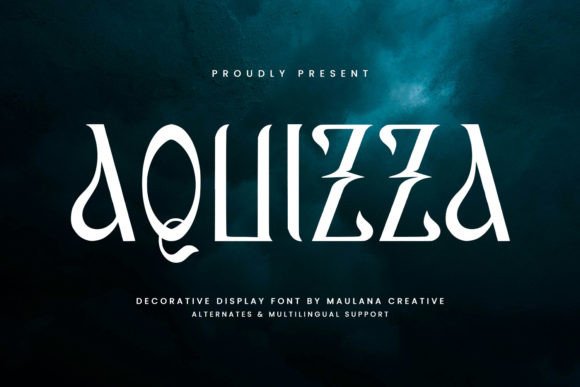 Aquizza: A Font That Adds Flair to Your Digital Brand
