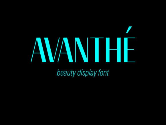 Avanthe: A Bold Display Typeface for Campaign Impact