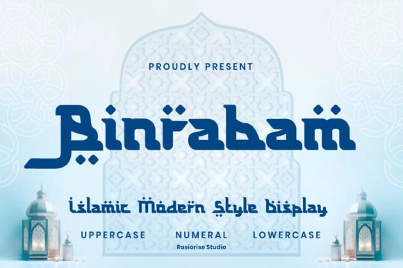 Binrabam: A Display Font for Bold Campaigns