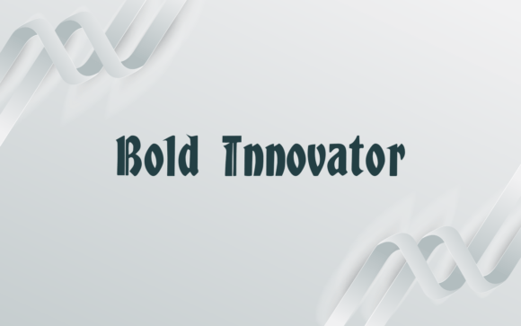 Bold Innovator: A Typeface That Speaks Volumes