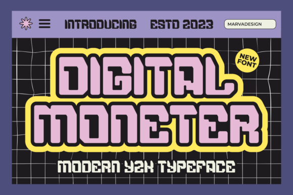 Digital Moneter: The Font That Elevates Your Brand’s Digital Presence