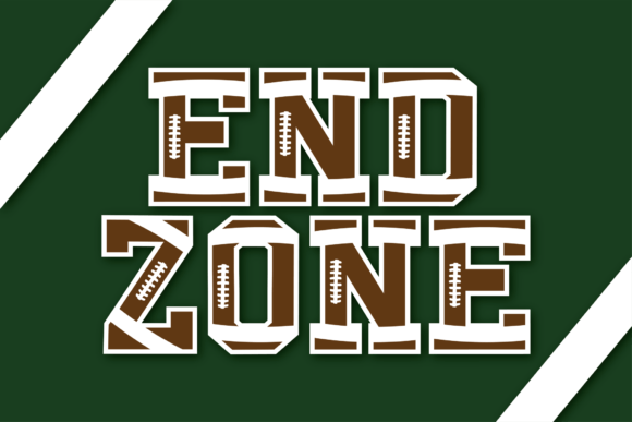 End Zone: A Football-Themed Typeface for Bold Web Design