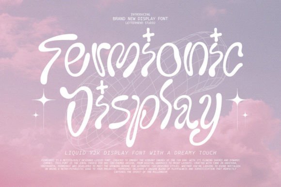 Fermionic: A Y2K-Inspired Display Font for Editorial Design