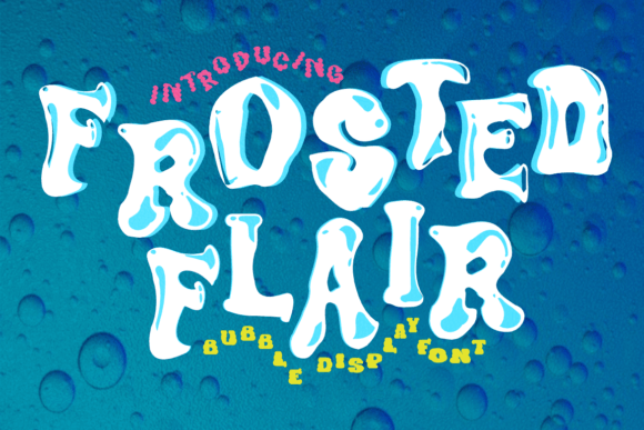 Frosted Flair: A Display Font for Creative Crafters