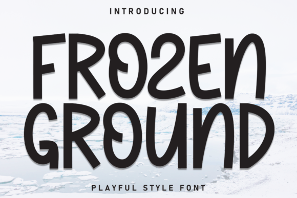Frozen Ground: A Font That Adds Winter Magic to Your Creations