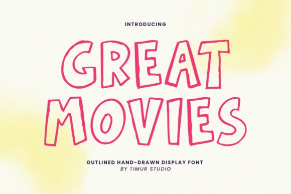Great Movies: A Display Font for Impactful Digital Campaigns