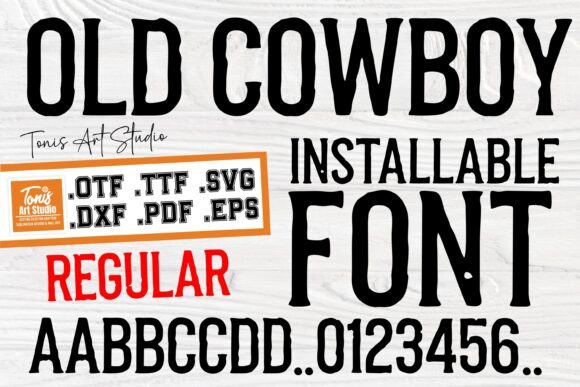 Old Cowboy Regular: A Font That Adds Character to Your Brand