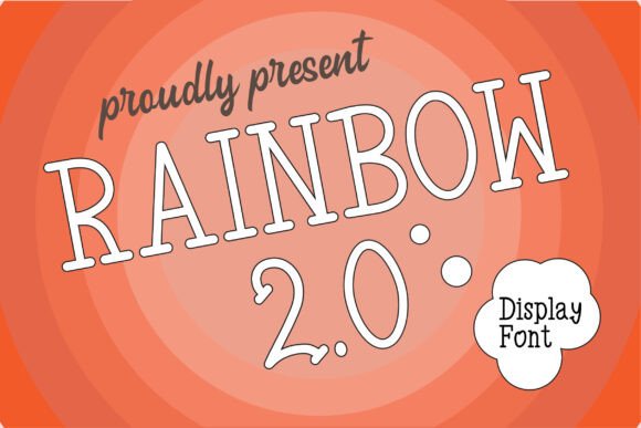 Rainbow 2.0: A Display Font for Editorial Design and Creative Expression