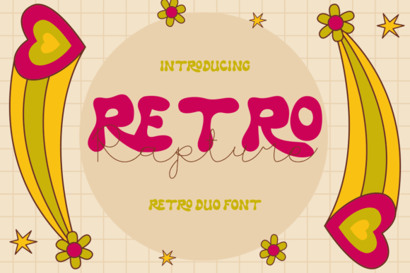 Retro Rapture: The Perfect Font for Crafting with Groovy Style