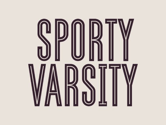Sporty Varsity: The Font That Elevates Your Craft
