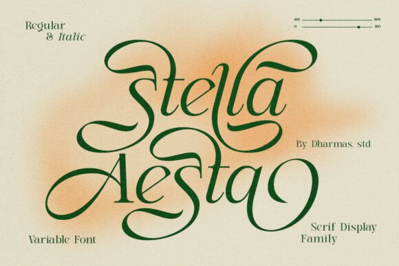 Stella Aesta: A Font That Flutters Into Your Design