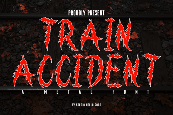 Train Accident: A Bold Typeface for Digital Design