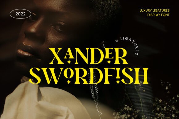 Xander Swordfish Display Font for Crafters and Designers